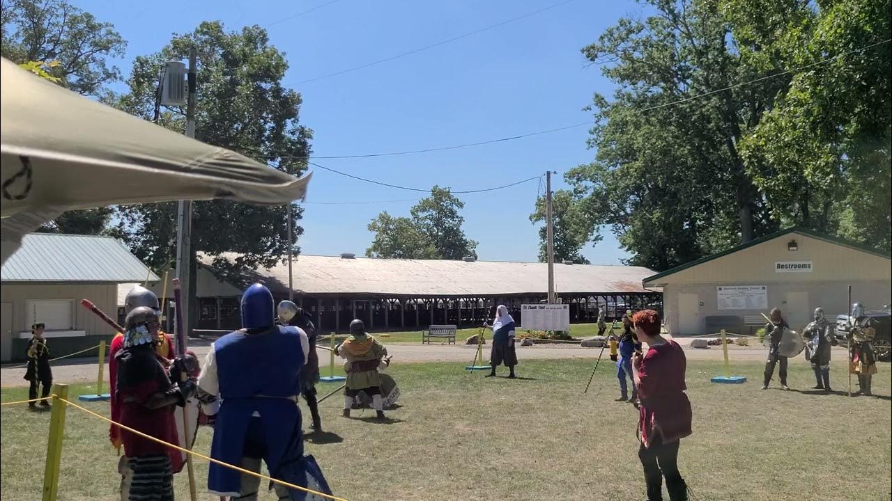 Mounted War Games Midrealm 3 Man Tourney Fight D YouTube