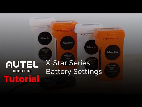 Autel Robotics Tutorial: X-Star Series Battery Settings