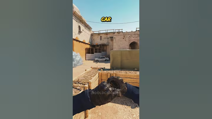 HOLD B WITH THIS FLASH ON DUST 2 #shorts #cs2