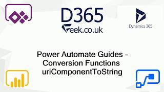 Power Automate Expressions How To: uriComponentToString