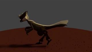 Kaiju Animation [Blender] [Walkcycle/pan]
