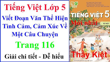 Viết Đoạn Văn Thể Hiện Tình Cảm, Cảm Xúc Về Một Câu Chuyện | Tiếng Việt Lớp 5 Tập 1 Trang 116
