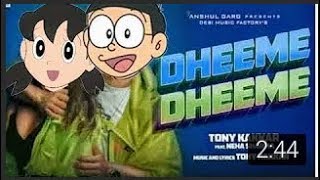 Dheeme Dheeme||Tony kakkar😍😍😍😍 _nobita shizuka love song by cartoon lover Resimi