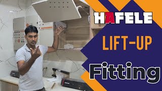 Hafele Liftup Fitting कैसे लगाते हैं? // Modular kitchen doors Hafele Liftup Fitting install