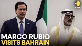 LIVE: US Secretary of State Marco Rubio Visits Bahrain Amid Regional Tensions In Gulf  | WION Live