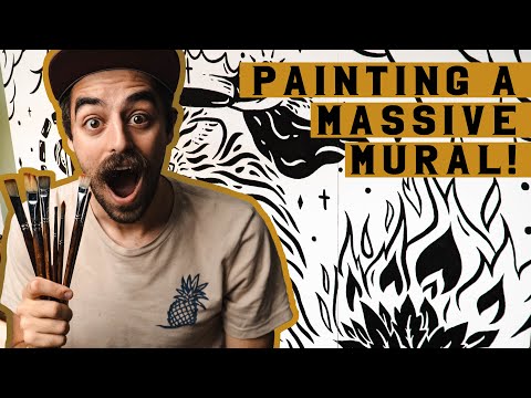 Painting murals in Oregon!! (Vlog Ep. 9)