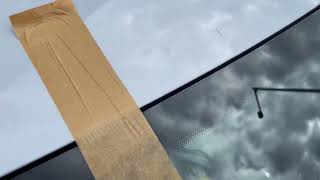 Szélvédő pozícionálásának ellenőrzése - windshield position checking