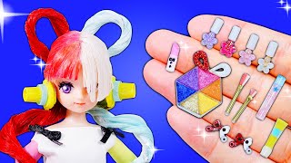 【ウタ❤️リカちゃん】ほんとに使えるメイク道具✨お人形をリメイク変身DIY
