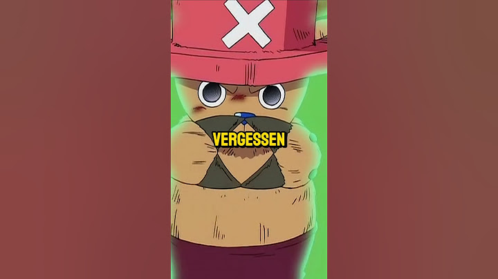 CHOPPERS vergessene FORM in ONE PIECE #onepiece #anime #deutsch