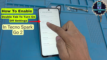 How to Turn On Double Tap to On/Off Screen in Tecno Spark Go 2  Gesture Wake Settings Guide 2025