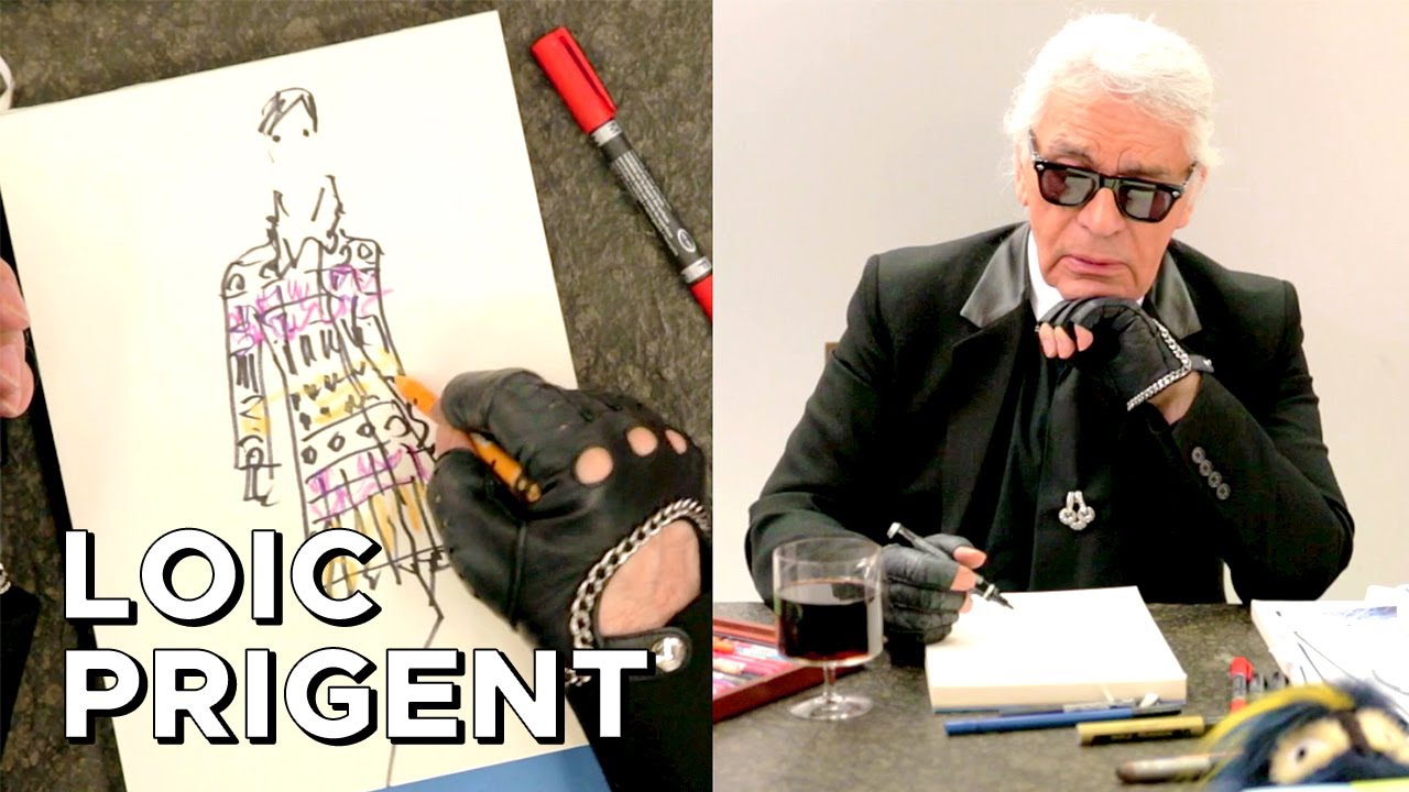 KARL LAGERFELD DESSINE FENDI ! Par Loic Prigent