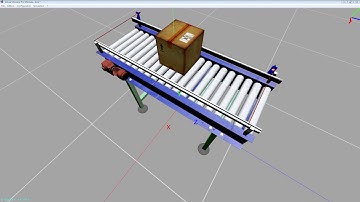 Mitsubishi PLC simulation programed with GX Works using Virtual Universe Pro