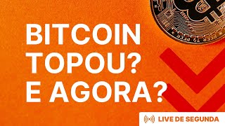 BITCOIN TOPOU? E AGORA?Análise macro e Altcoins