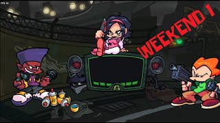 Friday Night Funkin' FULL WeekEnd 1 + Cutscenes (FNF Update) (Pico) [Not week 8]