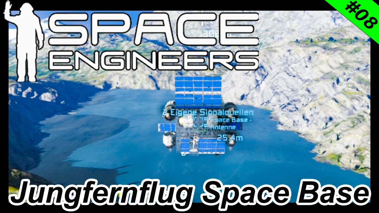 Space Engineers erster Flug zum Eis holen deutsch Let's Play - YouTube
