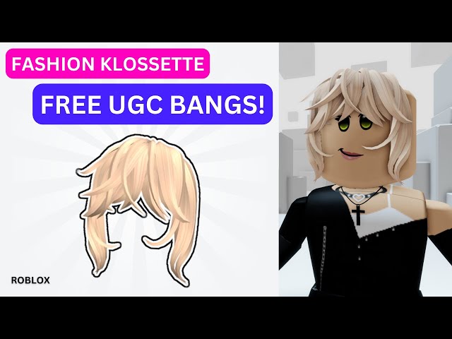 FREE HAIR 💓 MESSY BLONDE BANGS (Fashion Klossette 2023 Event