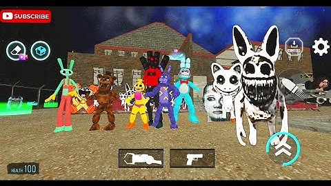 Nextbots In Sandbox Mod Update All:Zoonomaly 2,Poppy Playtime Chapter,Digital Circus,FNAF Bears