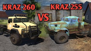 KRAZ 260 VS KRAZ 255 Test power, speed and RT/XP || RTHD UPDATE 11.3 #rthd  #reducedtransmissionhd