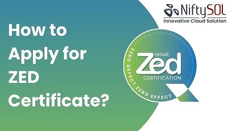 How to apply for zed certification - NiftySOL