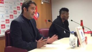 Presentación de Kalu Uche (UD Almería)