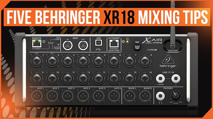 Behringer XR18 Top 5 Frequently Asked Questions / ...