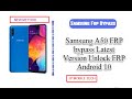 HOW TO FRP BYPASS SAMSUNG A50(SM-A505F) | SAMSUNG A50 (SM-A505) FRP/Google Lock Bypass Android 10Q