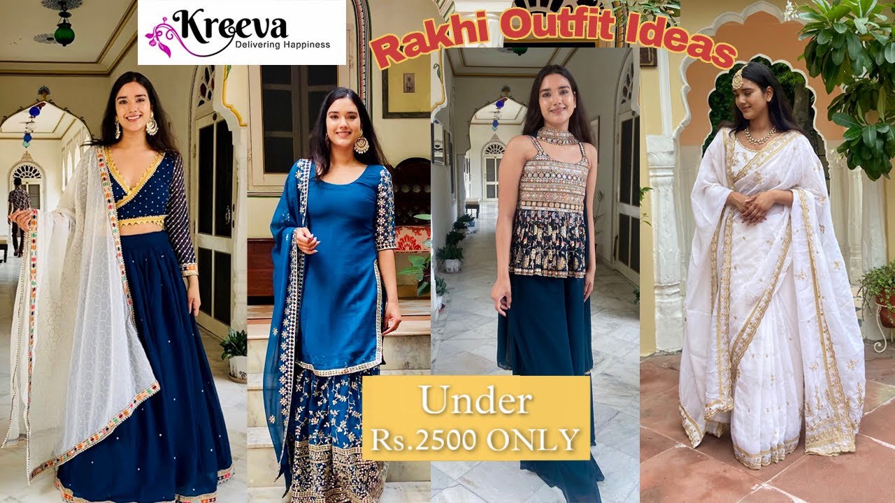 RAKHI OUTFIT IDEAS Ft KREEVA Affordable Ethnic Wear 