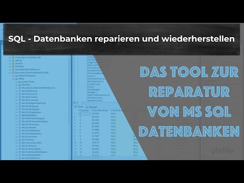 SQL - Datenbanken reparieren und wiederherstellen