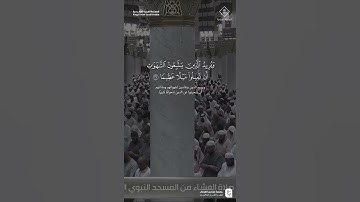 مقتطف من تلاوة فضيلة الشيخ #صلاح_البدير من صلاة العشاء 22 ربيع الآخر 1447هـ