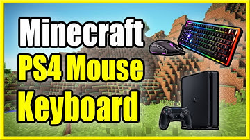 How to PLAY Minecraft Mouse and Keyboard on the PS4 (Easy Method!)