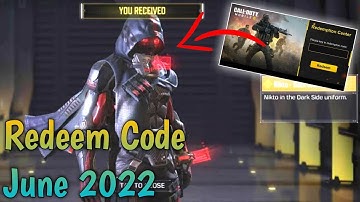 17 June 2022 Redeem Code Codm | Call Of Duty Mobile Redeem Code | Garena Codm Redeem Code | Codm