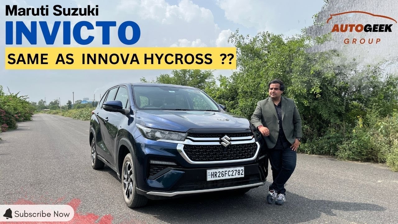 New Maruti Suzuki INVICTO | Drive Impressions | Autogeek Group - YouTube