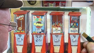 Gumball Machines in a Laundromat = ART? by James Gurney 4,634 views 1 day ago 2 minutes, 15 seconds