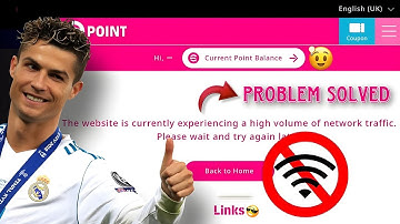 Trick🔥🤫How To Fix eFootball Points Exchange Website High Traffic Issue || Fix eFootball Points Issue