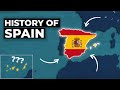 Full history of spain summarized on animated map