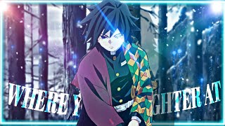 TOMIOKA GIYU EDIT |  AMV | WHERE YOUR DAUGHTER AT#animeedit #anime #demonslayer #kokushibo #demon