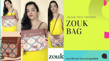 Zouk sling bag (vegan,spacious) #zouk #zoukbags #offers #slingbag #vegan #madeinindia #buy