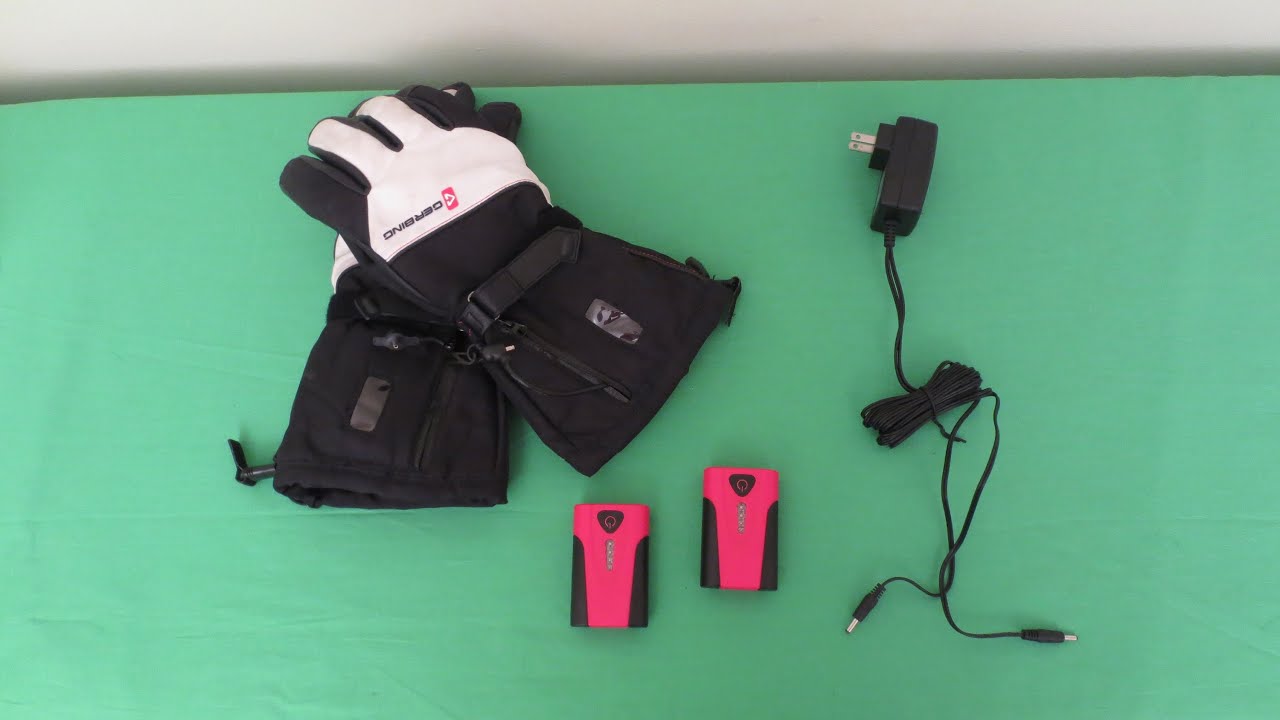 Gerbing Gyde S3 battery heated gloves review and demo YouTube