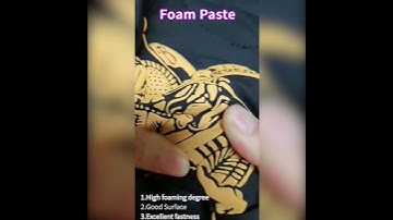 Puff paste foam paste for garment printing