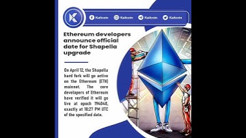 Shapella upgrade for Ethereum #eth #crypto #kait #blockchaintechnology #reels #kairaa