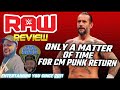 Wwe raw 101623 live review  cm punk return to wwe imminent tony khan twitter meltdown