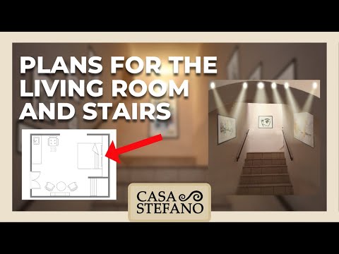 Renovation Plans in Italy: the Living Room and Grand Staircase. | Ep. 33