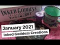 Inked Goddess Creations Box - Busy Witch Box - January 2021 Unboxing