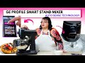 Ge profile smart stand mixer auto sense technology review  whipping egg whites 