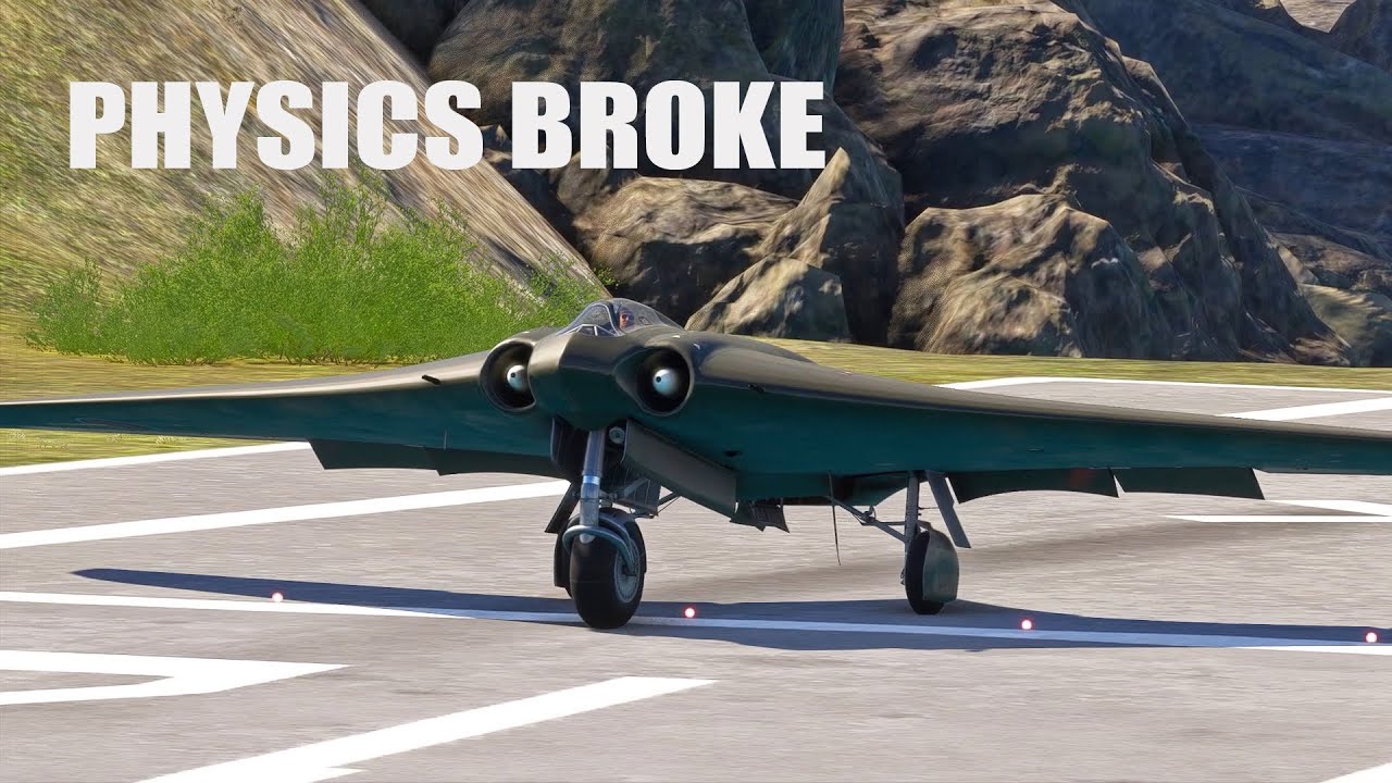 NO WAY THIS WORKS! Ho 229 Takes Off at SABA Airport