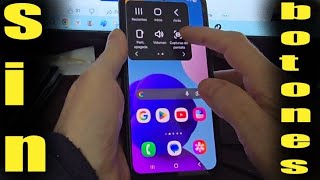 Como tomar captura de pantalla en Samsung A21s sin botones Hacer capturas pantalla A21s sin botones