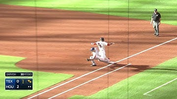 TEX@HOU: Andrus makes a great backhanded stop
