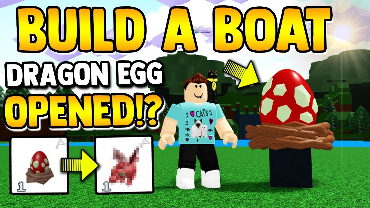 Whats Inside Dragon Egg Build A Boat For Treasure Roblox Youtube - eggs in build a boat for treasure roblox