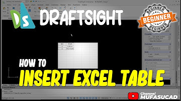 How To Insert Excel Table Into Draftsight