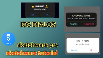 Ios dialog black in sketchware 2025, ios dialog which sketchware tutorial